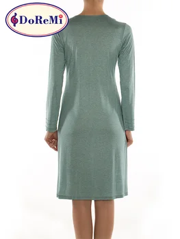 Viskozė Premium Nightgowns Pižamos Sleepshirts Homewear Moterų Sleepwear Nightdress Miego Viršuje Naktį Dėvėti Miega Suknelė
