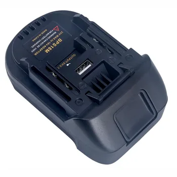 Įrankių Dalys BPS18M Baterijos Adapteris Keitiklis Konvertuoti Black Decker Porter-Cable Stanley Ličio Makita BL1830 18V USB Prievadas
