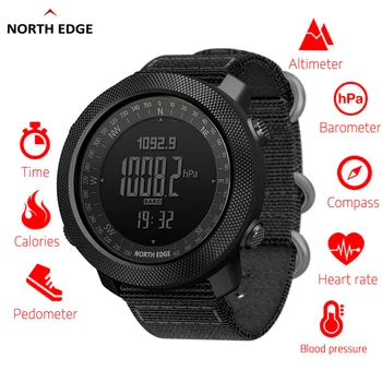 Šiaurės Krašto Smartwatch Vyrų 2020 Aukščiamačio Spidometras Sporto Pėsčiųjų Smart Žiūrėti Fitness Tracker Barometras, Kompasas Skaitmeniniai Nešiojami